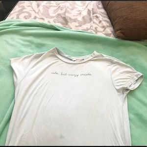 Forever 21 blue tee shirt